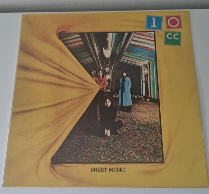 LP Vinyl 10CC Sheet Music, Cd's en Dvd's, Vinyl | Rock, Zo goed als nieuw, Poprock, Ophalen of Verzenden
