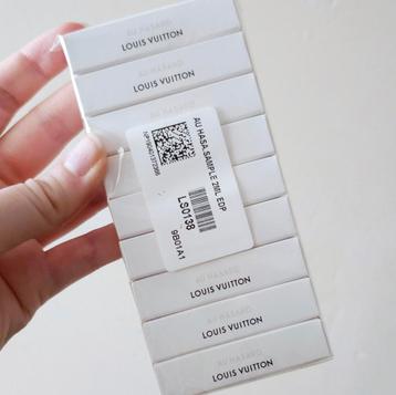 NU €50 ‼️ 9x Louis Vuitton Au Hasard niche parfum sample beschikbaar voor biedingen