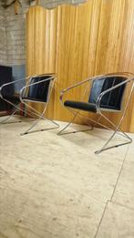 Kreuzschwinger Till Behrens fauteuils retro design jaren 70, Ophalen of Verzenden, Gebruikt, Twee