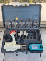 VIEGA Pressgun koper en staal + Henco persbek, Ophalen of Verzenden, Gebruikt