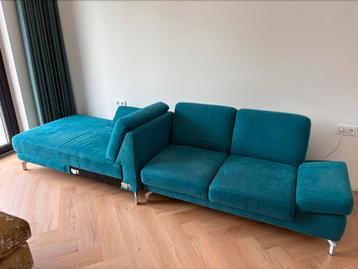 Henders & Hazel 2,5-zits met chaise longue Turquoise blauw beschikbaar voor biedingen
