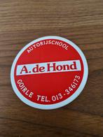 1686 Autorijschool A. de Hond Sticker, Ophalen of Verzenden