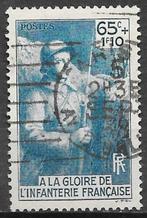 Frankrijk: Mi. 424 uit 1938, Ophalen of Verzenden, Gestempeld