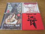 Perzonal War ‎4 CD's in een uitstekende staat!, Cd's en Dvd's, Cd's | Hardrock en Metal, Ophalen of Verzenden, Zo goed als nieuw