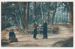 53- Prentbriefkaart Nunspeet 1910 - In het bos, Gelopen, Gelderland, Voor 1920, Verzenden