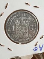 Fl 1, 1915, zilver (4), Zilver, 1 gulden, Ophalen of Verzenden