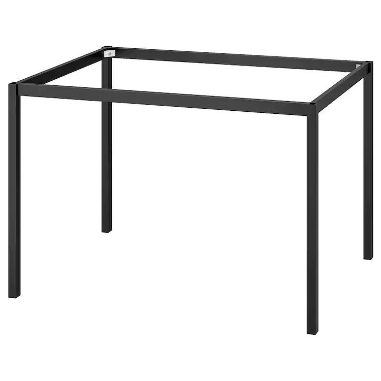 2x TÄRENDÖ zwart onderstel, 100 tot 150 cm, Nieuw, Metaal, Vier personen