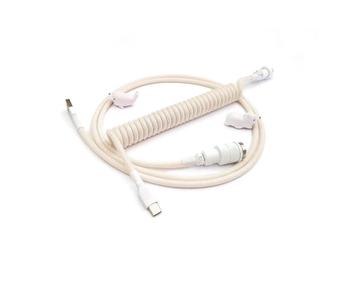 Coiled keyboard kabel, sleeved, lengte 1.6m beschikbaar voor biedingen