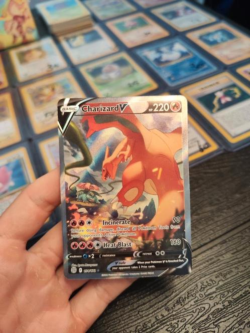 🔥 Charizard V 154 Brillant Stars, Hobby en Vrije tijd, Verzamelkaartspellen | Pokémon, Zo goed als nieuw, Losse kaart, Ophalen of Verzenden