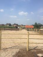 Paardenbak 40x20m 1414.84 euro excl. Houten Omheining, Nieuw, 250 tot 300 cm, 50 mm of meer, Balk