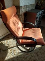 ikea draaifauteuil stof in terracotta kleur, Huis en Inrichting, Fauteuils, Ophalen, Gebruikt, 75 tot 100 cm, Stof