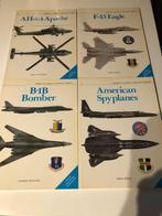 4 boekjes AH-64 Apache F-15 Eagle B-1B bomber & Spyplanes, Verzamelen, Luchtvaart en Vliegtuigspotten, Boek of Tijdschrift, Ophalen of Verzenden