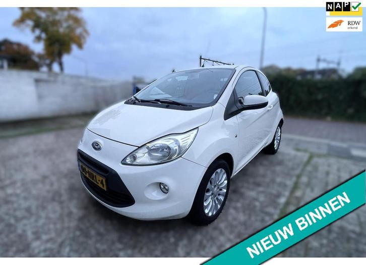 Ford Ka 1.2 Titanium, Auto's, Ford, Bedrijf, Te koop, Ka, ABS, Airbags, Airconditioning, Boordcomputer, Centrale vergrendeling