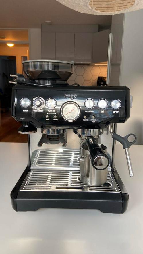 Sage Barista Express, Witgoed en Apparatuur, Koffiezetapparaten, Refurbished, Gemalen koffie, Koffiebonen, Espresso apparaat, 4 tot 10 kopjes