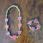 Houten kindersieraden., Ophalen of Verzenden, Zo goed als nieuw, Overige kleuren, Ketting