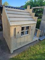 Nieuw Steigerhouten speelhuisje, Ophalen, Nieuw, Hout