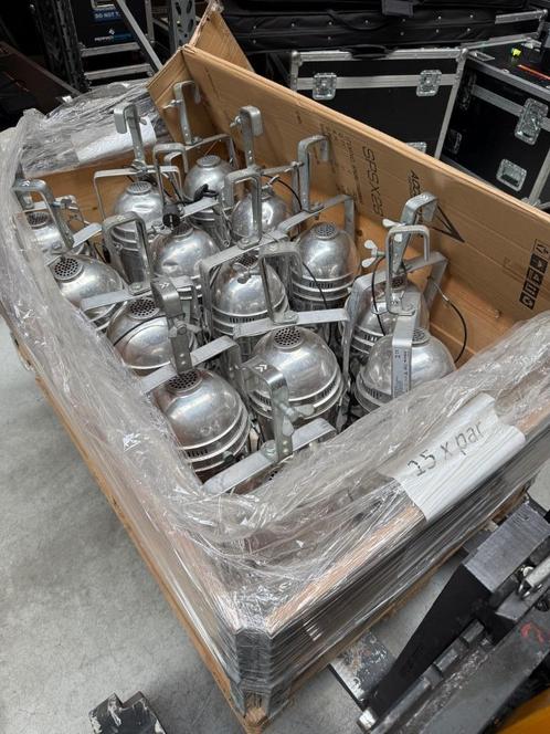 43 x par 56 lang zilver incl. haak, safety en persglaslamp, Muziek en Instrumenten, Licht en Laser, Gebruikt, Licht, Ophalen