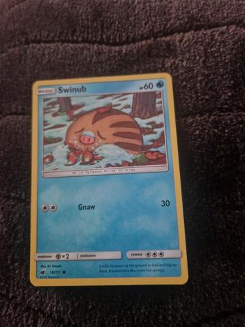 Pokemon Kaarten - Swinub & Shelmet en swablut beschikbaar voor biedingen