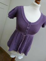 Paars vestje korte mouw America Today maat S 36, Paars, Ophalen of Verzenden, Zo goed als nieuw, Maat 36 (S)