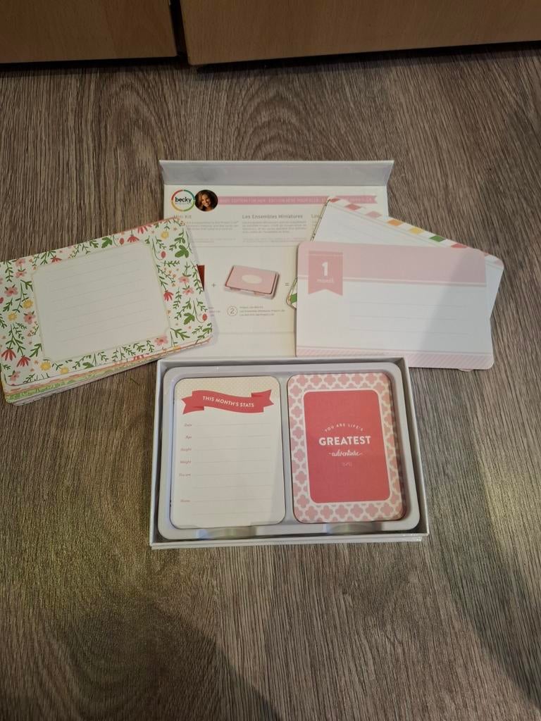 Project life babykaartjes voor haar, Ophalen of Verzenden, Nieuw