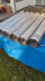 Dubbelwandige RVS kachelpijpen 150mm, Huis en Inrichting, Kachels, Ophalen, Gebruikt, Vrijstaand, Overige soorten