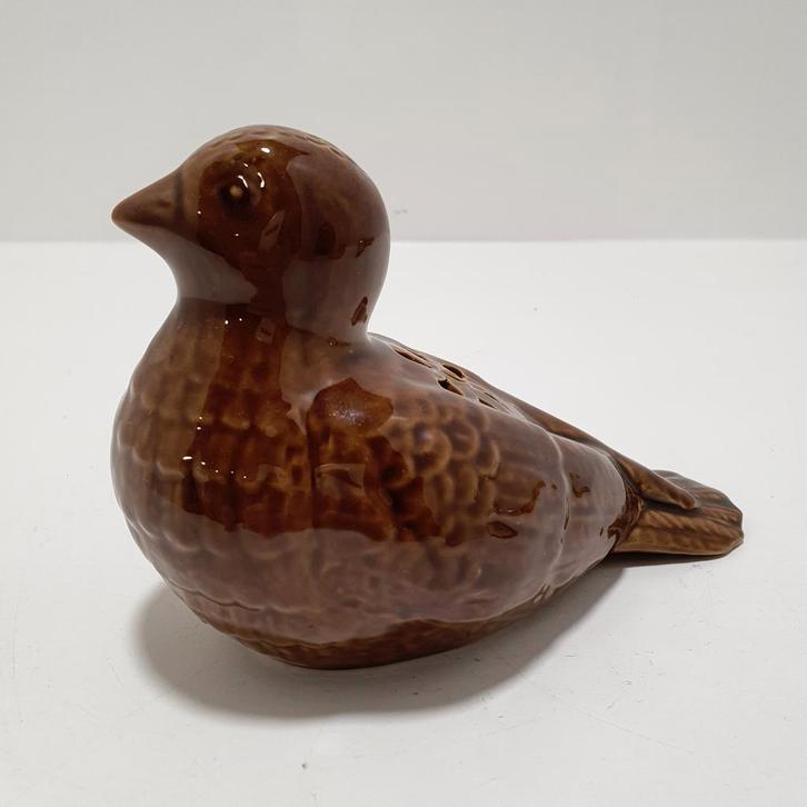 Bassano Keramiek Vogelbeeldje, Verzamelen, Beelden en Beeldjes, Gebruikt, Dier, Ophalen of Verzenden