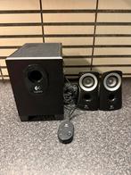 Logitech 2.1 Speakerset – Subwoofer + Satellieten, Ophalen of Verzenden, Zo goed als nieuw, Logiech