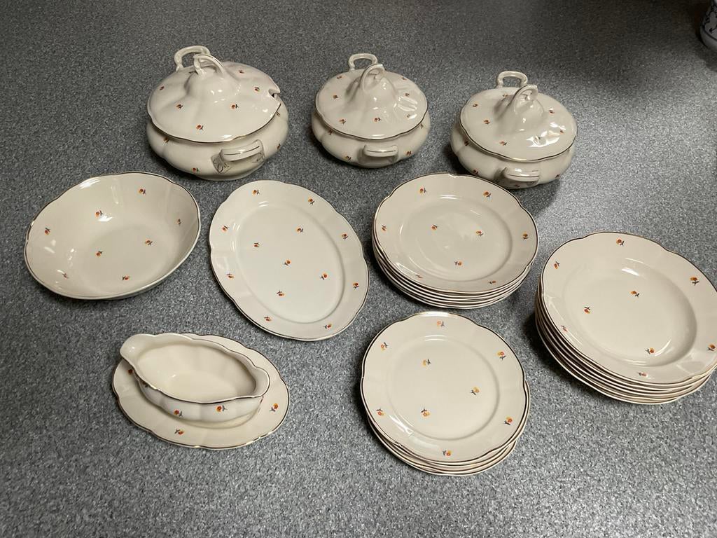 Chodziez vintage eetservies, Antiek en Kunst, Antiek | Servies compleet, Ophalen