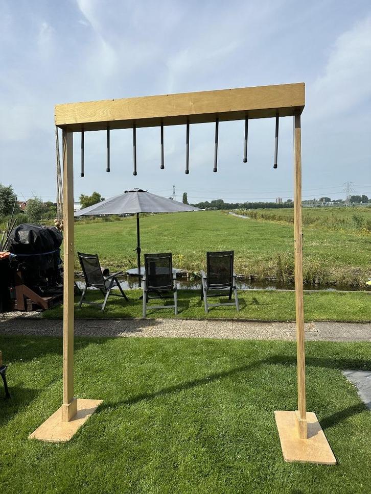 Stokvangspel, groepsactiviteit, indoor/outdoor, Sport en Fitness, Biljarten en Poolen, Zo goed als nieuw, Ophalen of Verzenden