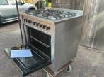 Mooi erna gasfornuis 5 pits met grote oven., Ophalen, Zo goed als nieuw, 75 cm of meer, Minder dan 100 cm