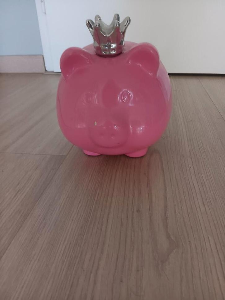 Roze Spaarvarken - Niet Stukslaan!, Huis en Inrichting, Woonaccessoires | Kisten, Zo goed als nieuw, Minder dan 50 cm, Minder dan 50 cm