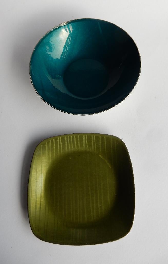 Cathrineholm Norway  2 schaaltjes jaren 60 Grete Prytz K, Antiek en Kunst, Ophalen of Verzenden