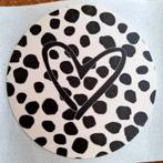 Sluitstickers hart stickers dots print hartje wensetiketten, Verzenden, Nieuw, Meerdere stickers