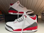 Air Jordan 3 Retro Fire Red (2022) US11/EU45, Wit, Ophalen of Verzenden, Sneakers of Gympen, Gedragen
