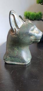 Egyptisch Bronzen Kat 12 cm Hoog, Antiek en Kunst, Ophalen of Verzenden