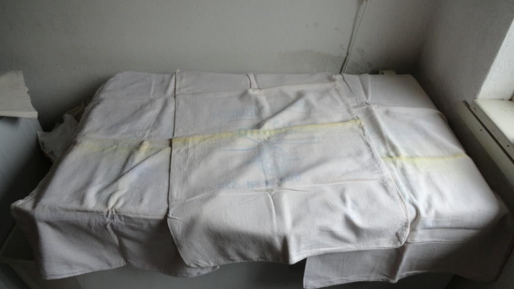 Meelzakken, oude zakken voor tarwe, meel met opdruk Brasil, Antiek en Kunst, Curiosa en Brocante, Ophalen of Verzenden