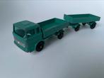model Mercedes Benz MB LP bakwagen + aanhanger, Lesney, 1/87, Ophalen of Verzenden, Gebruikt, Bus of Vrachtwagen, Matchbox