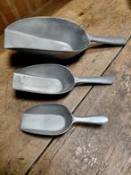 Grutterschep,meelschep, Aluminium  w.o Eén van U.T.D Akkrum., Ophalen of Verzenden