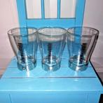 Latte Macchiato Glazen RVS 0,2 liter 3 stuks, Huis en Inrichting, Keuken | Servies, Ophalen, Glas of Glazen, Gebruikt, Glas