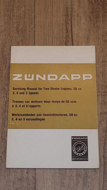 Zundapp Werkzaamheden aan Tweetaktmotoren 50cc 3,4,en 5V NL beschikbaar voor biedingen