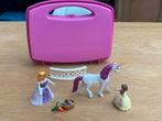 Playmobil prinses met eenhoorn en meeneemkoffer 70107, Ophalen of Verzenden, Gebruikt