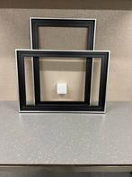 18 luxe baklijsten kleur zwart /zilver rand 40x60, Ophalen, Nieuw