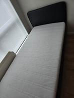 1 persoonsbed inclusief lattenbodem en matras, Huis en Inrichting, Slaapkamer | Bedden, Ophalen, 90 cm, Eenpersoons, Wit