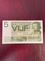Vijf guldrn 1966 auUNC, Postzegels en Munten, Bankbiljetten | Nederland, Ophalen of Verzenden, 5 gulden