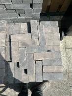 Gebakken klinkers +-5,5M2 Modena Antica Zwart Bruin, Tuin en Terras, Tegels en Klinkers, Ophalen, Nieuw, Klinkers