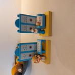 Vintage 1960 sevi italy houten boeksteunen, Ophalen of Verzenden, Gebruikt