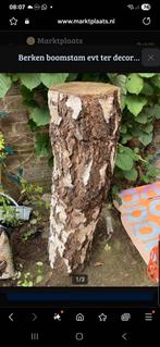 Gezocht voor hobby berken of kersenboomstam, Tuin en Terras, Haardhout, Ophalen, Overige houtsoorten, Blokken