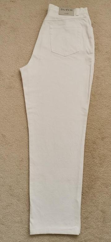 Dutch Jeans Womens Basics broek wit, maat 44 beschikbaar voor biedingen