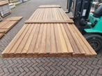 11.5 m2 dubbel rhombusprofiel   - hardhout - nr: HP189, Tuin en Terras, Palen, Balken en Planken, Ophalen, Nieuw, Planken, Hardhout
