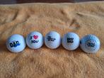 5 golfballen vader, Ophalen of Verzenden, Zo goed als nieuw, Bal(len), Overige merken